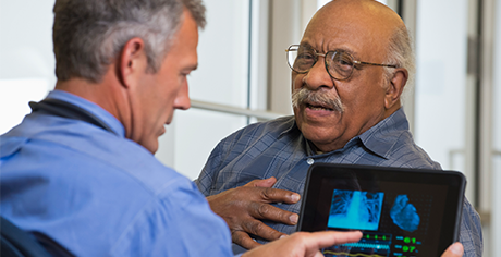 Изображение на симптомите на сърдечна недостатъчност